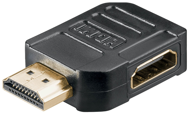 Adapter HDMI female./ HDMI male. flach Type A 270° ADP-HDMIF-HDMI