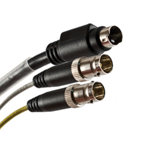 Adapterk. YC MiniDIN St./2xBNC Bu., 90cmCVD1246-03 90 c