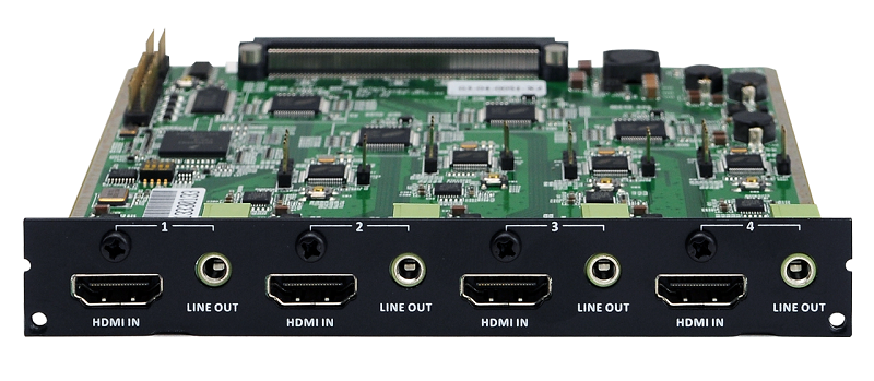 AVITECH Kreuzschienen/ Multiviewer Eingangskarte 4 x HDMI SIB-H