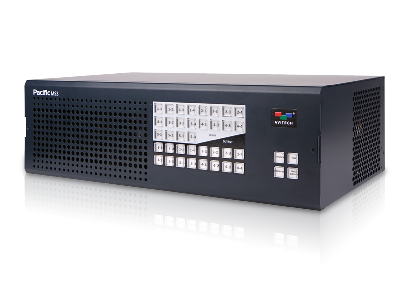 AVITECH Kreuzschienen/ Multiviewer Gehäuse 9 Slot 20x16 Pacific MS-3C