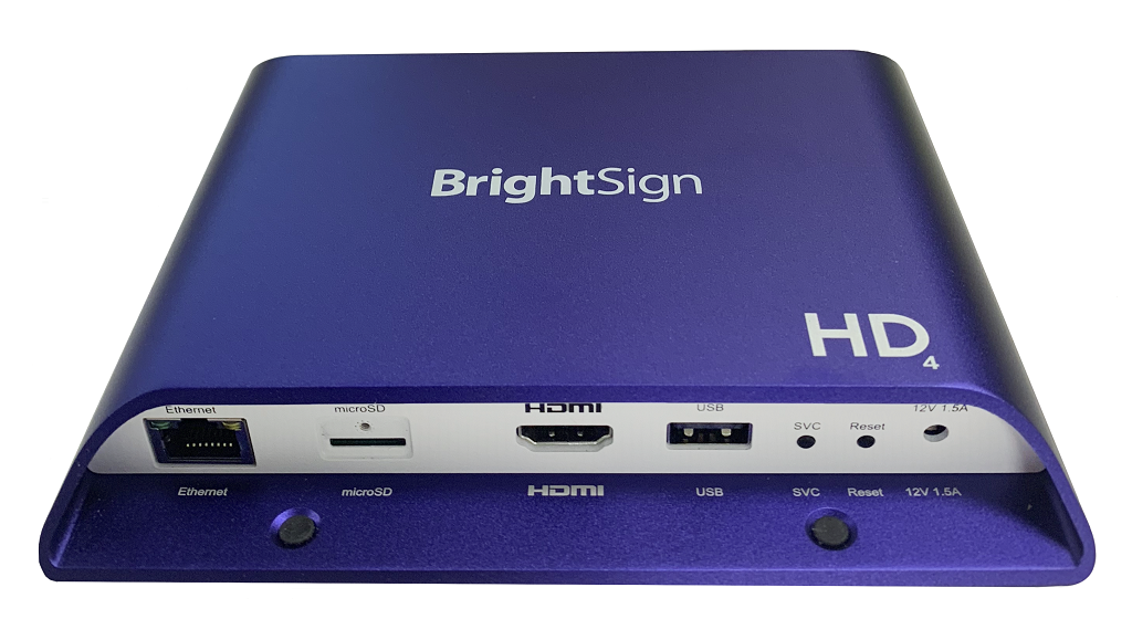 BrightSign Mediaplayer HD1024 3840x2160@60Hz, Netzwerk, USB, RS232