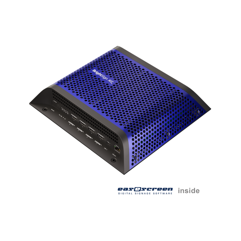 BrightSign Mediaplayer XC4055es easescreen Image Elite  8K, 4 HDMI OUT, LAN, USB