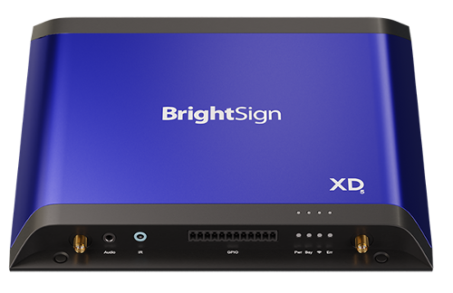 BrightSign Mediaplayer XD235 3840x2160@60Hz, Netzwerk, 8 GPIO, PoE