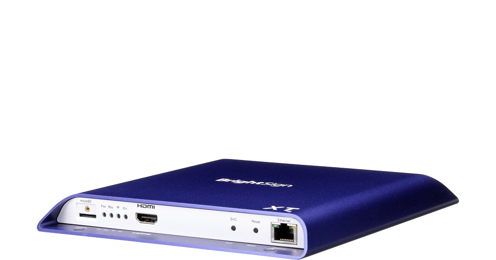 BrightSign Mediaplayer XT244 3840x2160@60Hz, Netzwerk, 8 GPIO