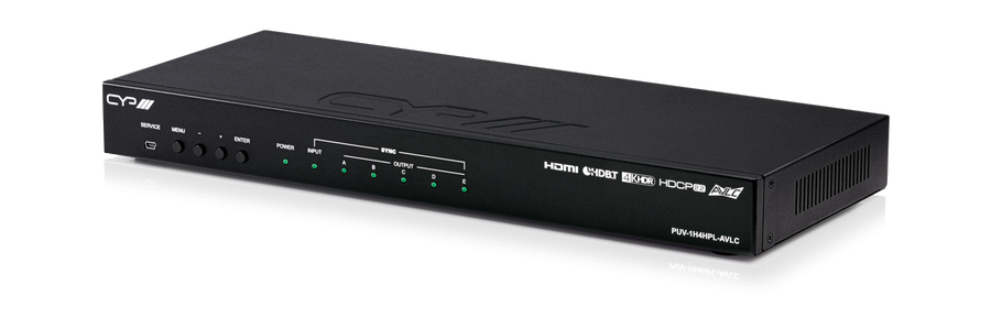 CAT Transmitter/ Verteiler 1:4 (HDMI/AVLC) HDMI 4K/RS232/ IR/ PUV-1H4HPL-AVLC