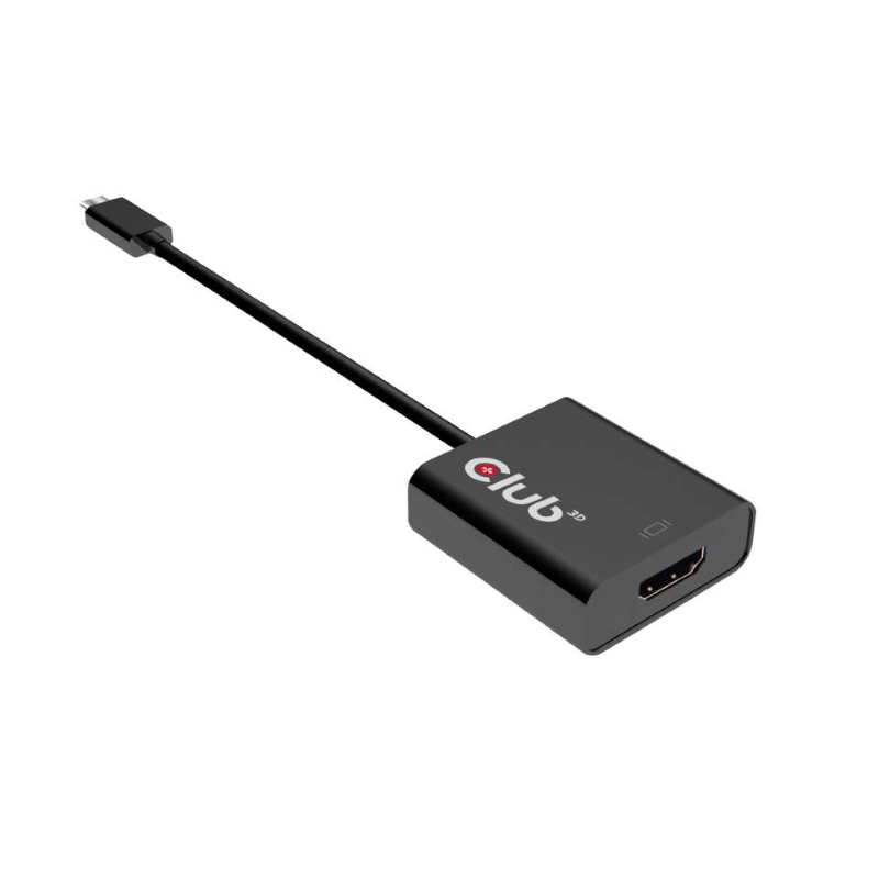 Club 3D Adapter aktiv USB-C3.1 St./ HDMI2.0 Bu. ADP-USBC31M-HDMI20FA