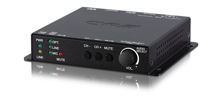 CYP Europe AVoverIP Receiver Audio OUT (Stero Audio & Toslink)/ PoE IP-A750RX