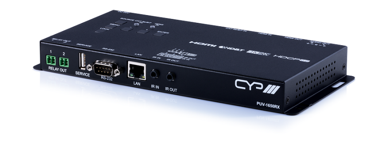 CYP Europe CAT Receiver/ VideoScaler/ Kontrollsystem HDMI/ Audio/ HDBaseT PUV-1650RX