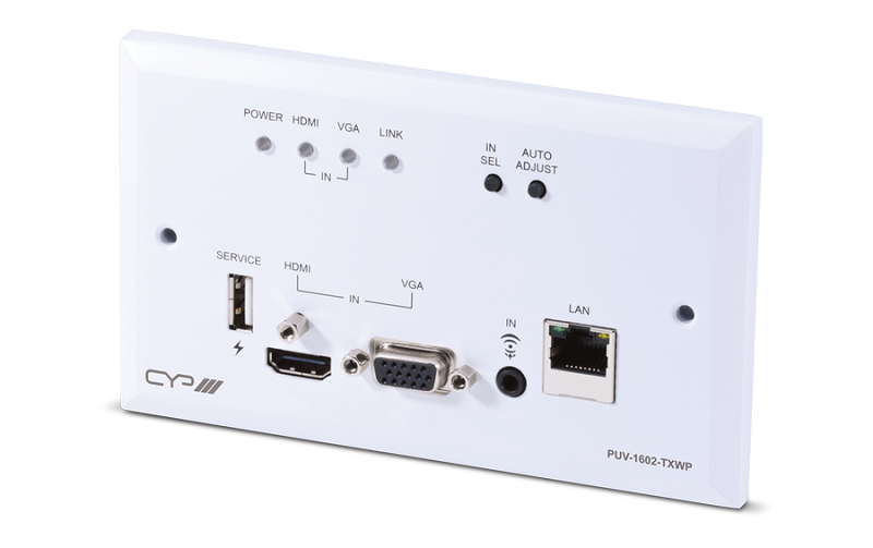 CYP Europe CAT Transmitter/ Schalter HDMI, VGA/ Audio auf HDBaseT PUV-1602TXWP
