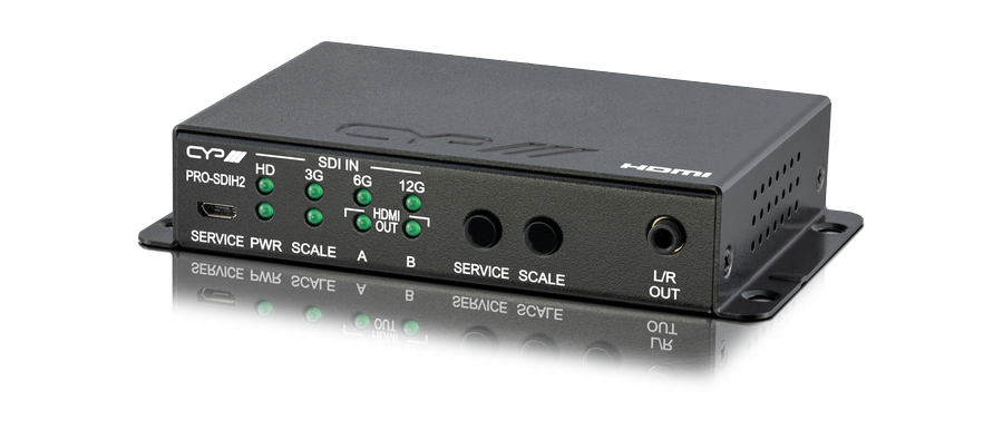 CYP Europe Converter SD-/ HD-/ 3G/ 6G/ 12G-SDI auf HDMI2.0 UHD/ 4K PRO-SDI2H