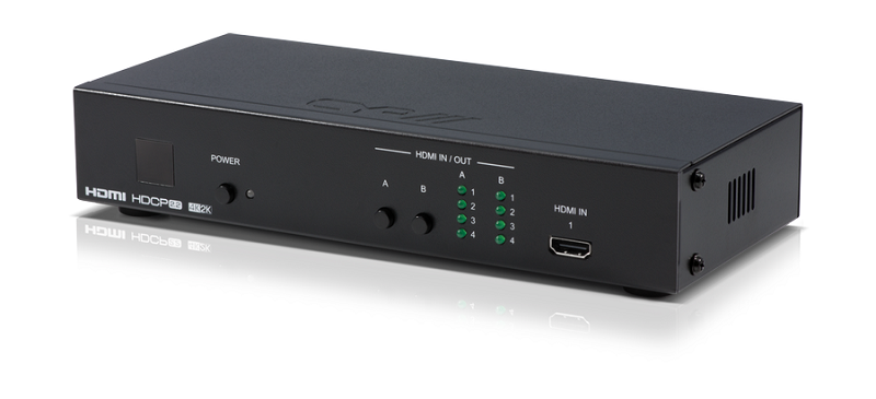 CYP Europe Kreuzschiene HDMI2.0 UHD/ 4K/ HDCP2.2 4x2 OR-42-4K22