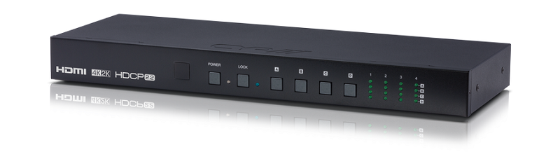 CYP Europe Kreuzschiene HDMI2.0 UHD/ 4K/ HDCP2.2 4x4 OR-44-4K22