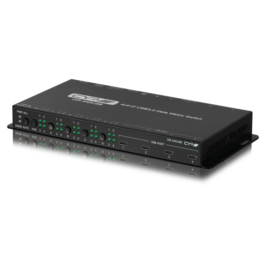 CYP Europe Kreuzschiene USB3.2/USB2.0/USB1.1 10 Gbps 4x4 OR-442USB