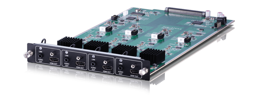 CYP Europe Kreuzschienen Ausgangskarte MODX 4 x HDMI UHD/ 4K / HDCP2.2 OUTX-HDMI