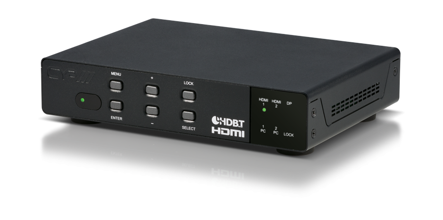 CYP Europe Schalter/ Scaler DP, HDMI, VGA auf HDBT LITE, HDMI, Au