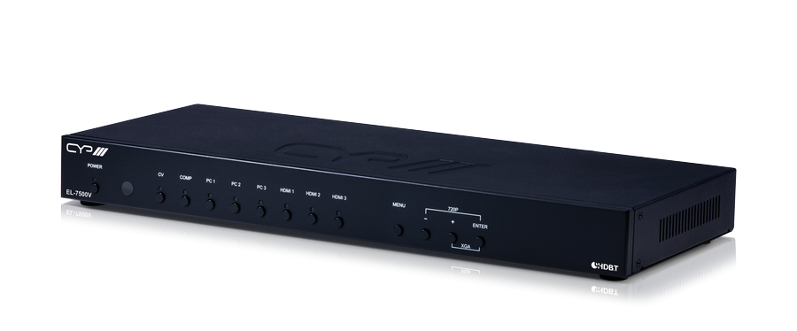 CYP Europe Schalter/ VideoScaler VGA, HDMI, Video auf HDMI, HDBaseT, VGA mit Aud