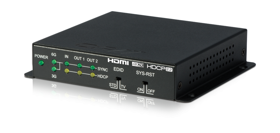 CYP Europe Verteiler HDMI2.0 UHD/ 4K / HDCP2.2 1:2 QU-2-4K22