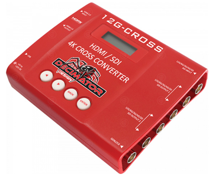 DECIMATOR DESIGN Converter/ Scaler Up/ Down/ Cross HDMI2.0 & SDI