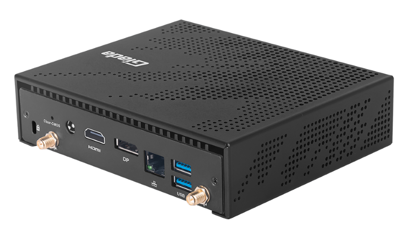 easescreen Mediaplayer PC Silber VM27 Lüfterlos 1xHDMI 1xDP1.2 ES-VM27-128/4