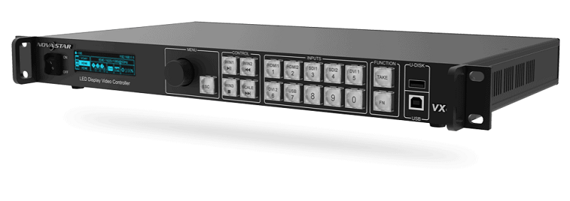 LED Videoprozessor 4K 2xSDI/ 2xHDMI/ 2xDVI auf 6xRJ45 VX6S
