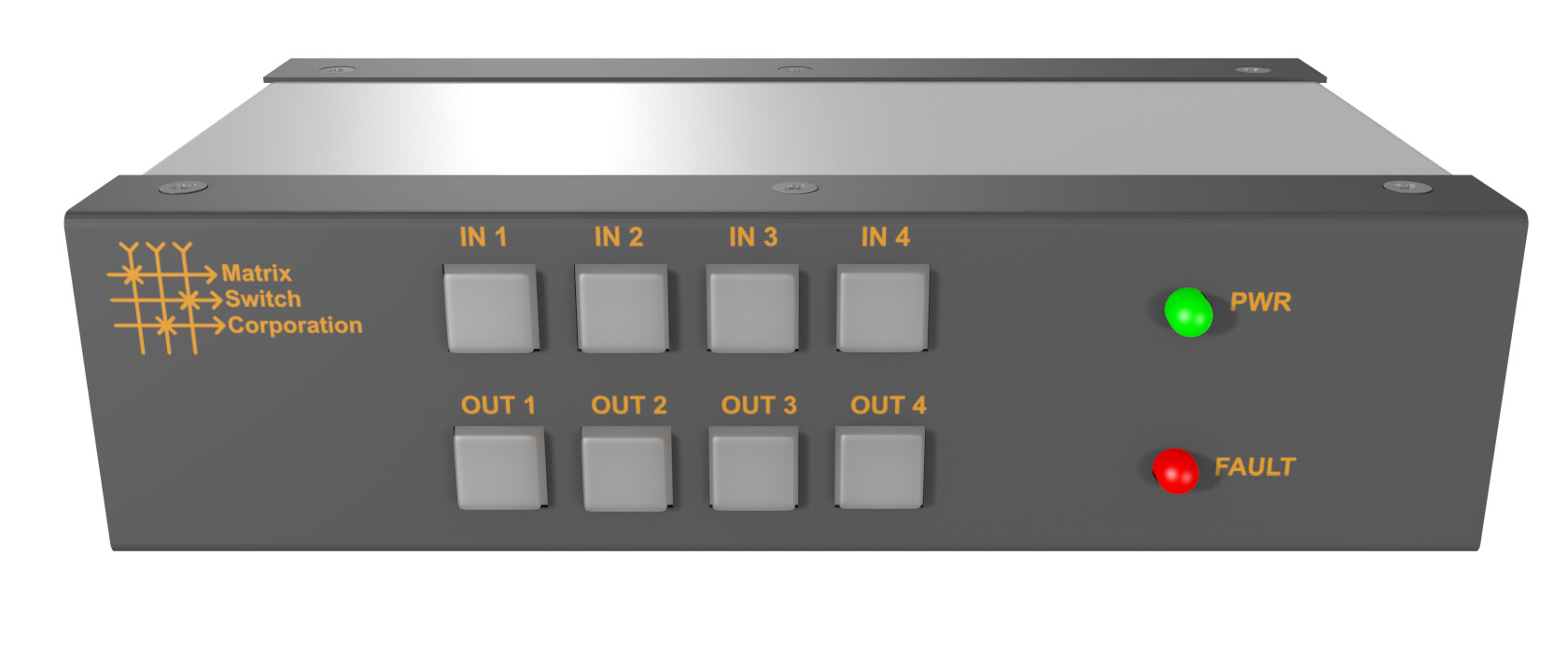 Matrix SD-/ HD-/ 3G/ 6G/ 12G-SDI 4x4 without Buttons MSC-UTX44L