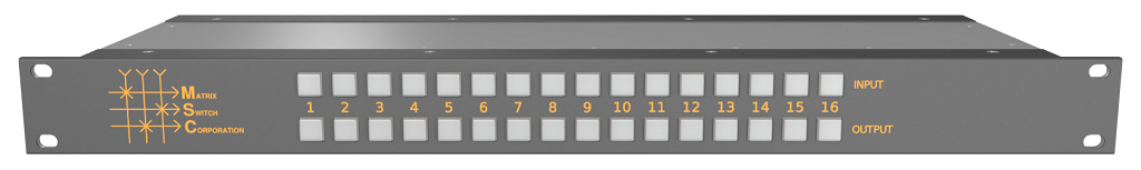 Matrix Switch Kreuzschiene max. 3G-SDI 16x16 MSC-XD1616L
