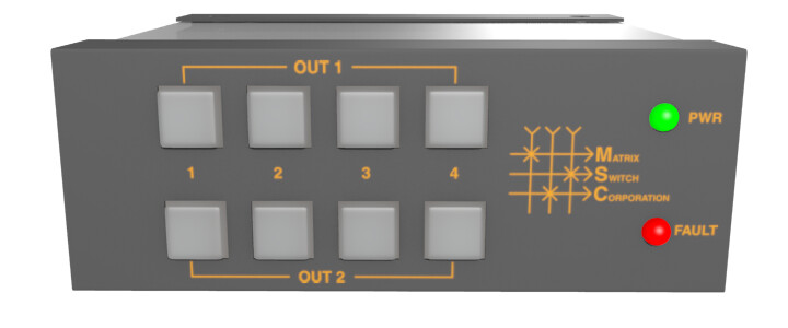 Matrix Switch Kreuzschiene max. 3G-SDI 4x2 MSC-XD42L
