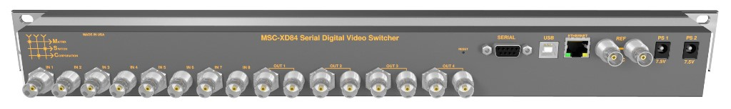 Matrix switcher max. 3G-SDI 8x4 MSC-XD84L