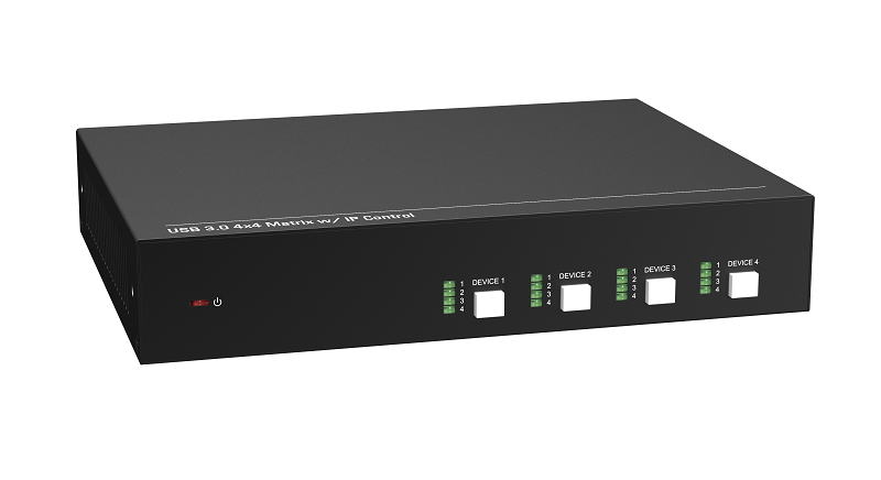 Matrix switcher USB3.2/USB2.0/USB1.1 5 Gbps 4x4 SCT-MX44USB321