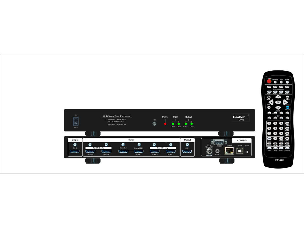 Multiviewer/ Seamless Switch UHD/ 8K HDMI2.0b Quad Split 5x2 G902