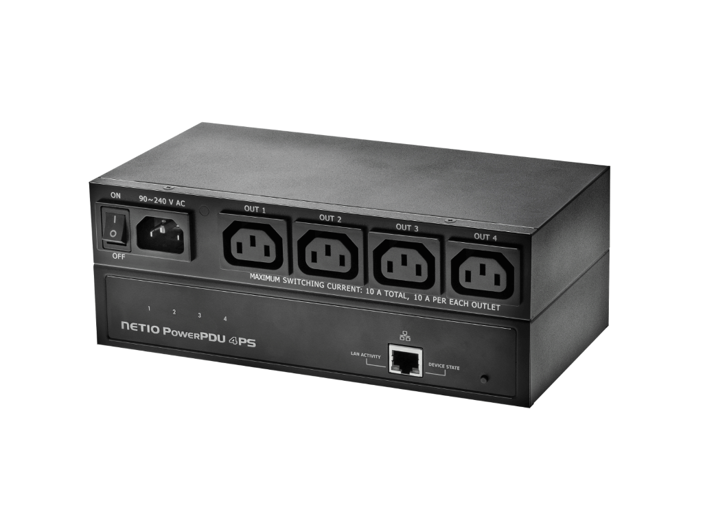 Networked power sockets 4 Port Switching PowerPDU 4PS