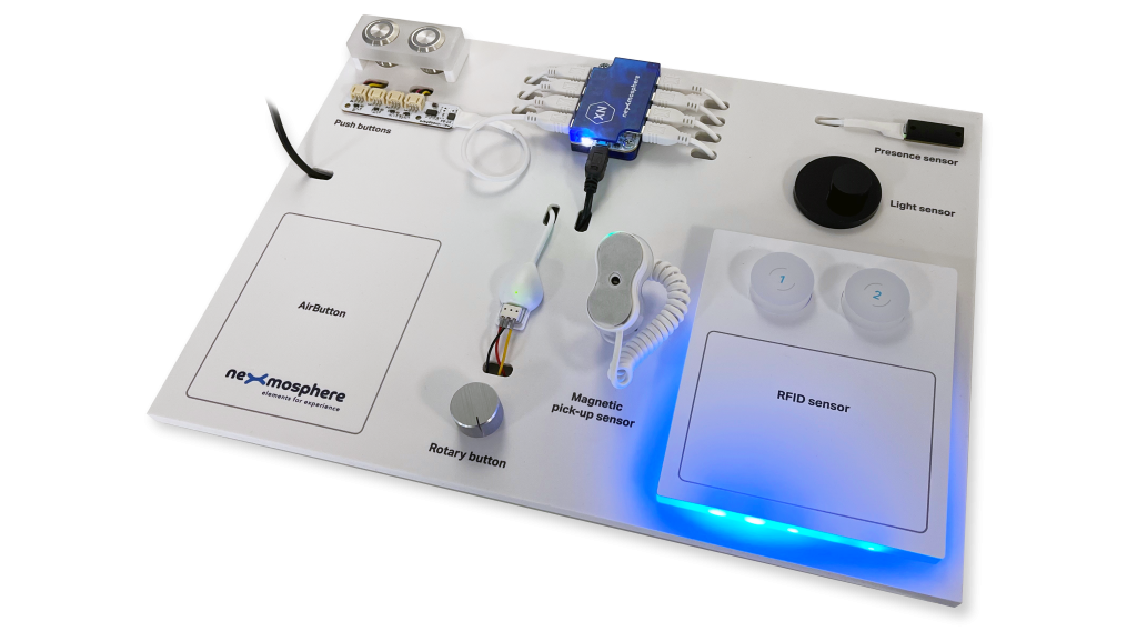 Nexmosphere Demoboard USB Interaktivität Pick up & motion DM-XN10