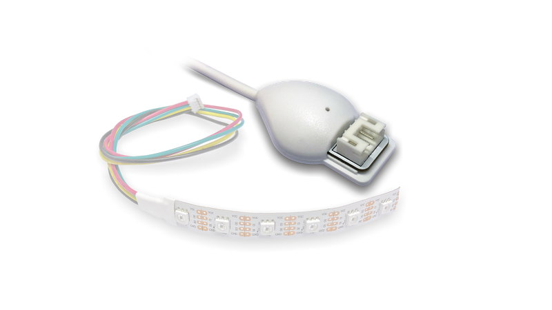 Nexmosphere LED Streifen flexibel 9 fach LED X-Wave 15cm auf X-Talk 180cm L-P209412W