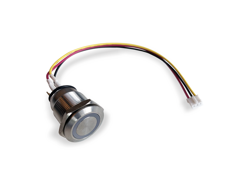 Nexmosphere Taster 19mm blaue LED IP40 60cm S-B95B33