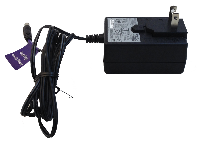 Power supply BrightSign HD series 2 & AU320 series 2 PA-WWAK-1