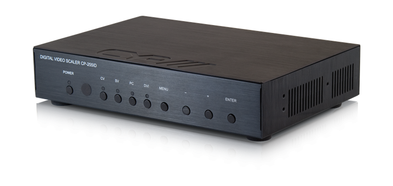 Schalter/ VideoScaler Video, VGA, DVI auf DVI mit Audio CP-255ID