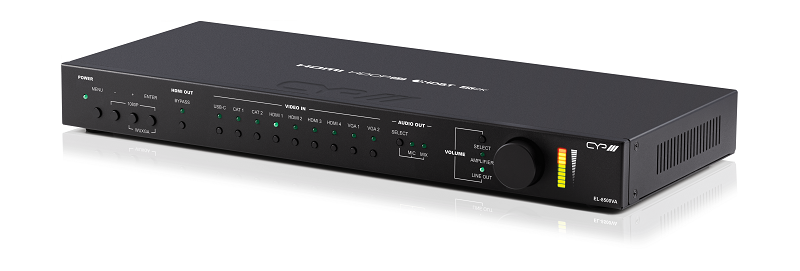 Switcher/ VideoScaler/ AMP USB-C, HDBaseT, HDMI, VGA to HDBaseT,