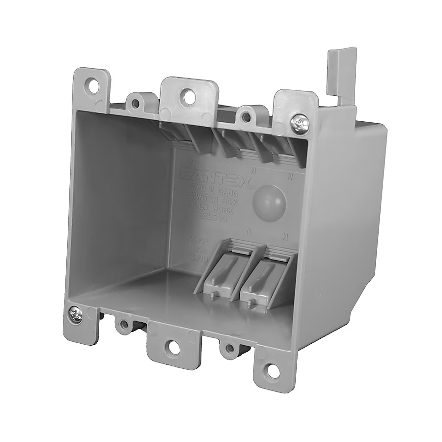 syscomtec crossXio 2 Gang Unterputzdose für Wandanschlußfeld SCT-IPE5100W SCT-IP-2GWP