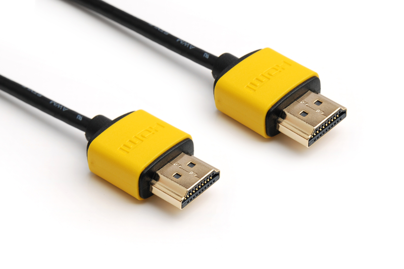 syscomtec Kabel HDMI1.4 HDMI St./ HDMI St. SLIM 2m SCT-HDMISLIM-B