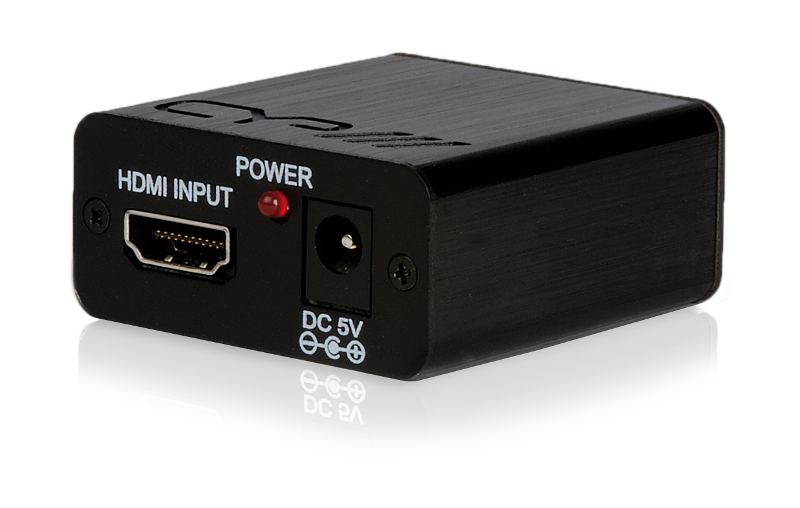 The RE-101 repeater equalises and recovers the full HDMI signal t