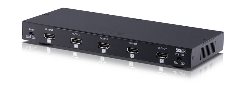 Verteiler HDMI2.0 UHD/ 4K / HDCP2.2 1:8 QU-8-4K22