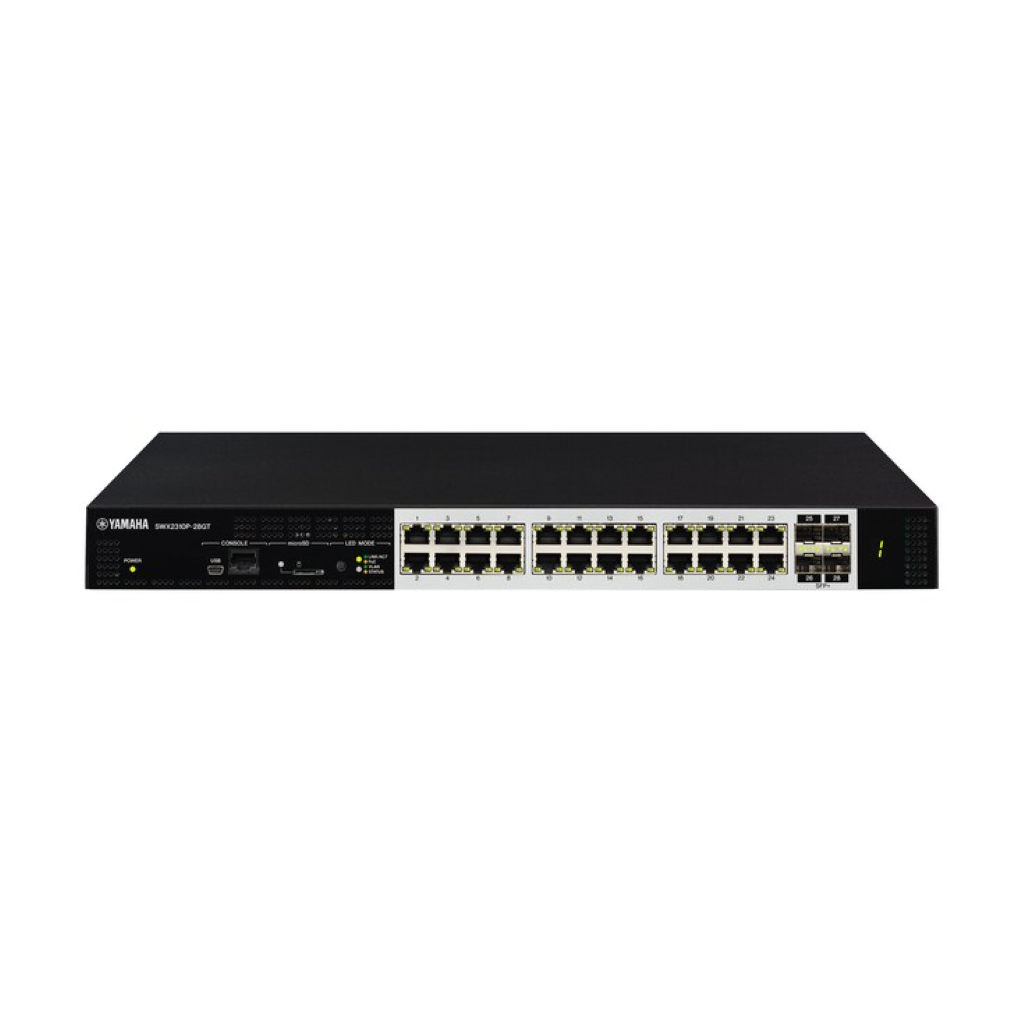 YAMAHA Netzwerkswitch Intelligent L2, 24 Port, PoE  SWX2310P-28GT